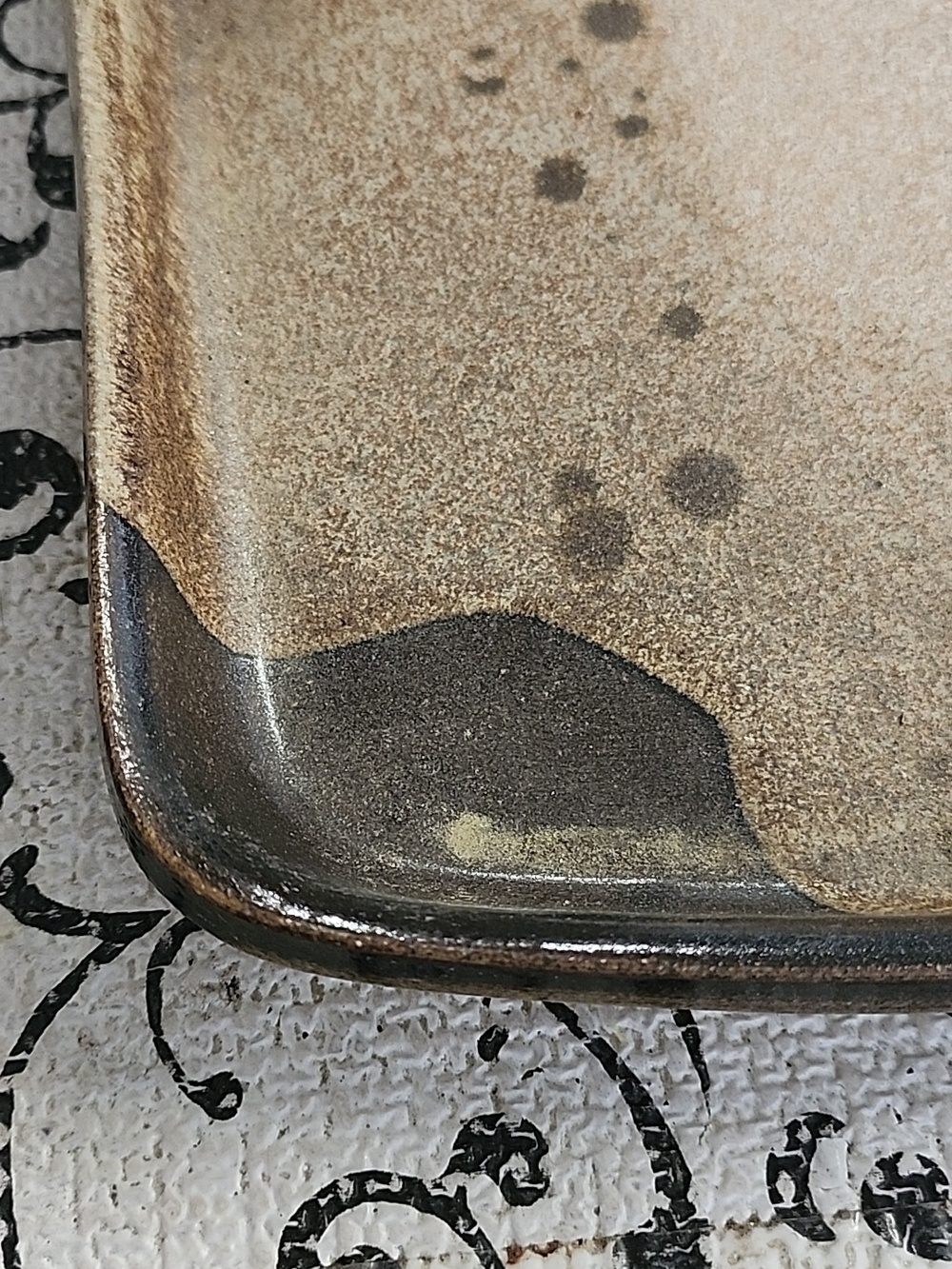 Stegall  Pottery Serving Tray with Dipping Bowl - Picture 8 of 10